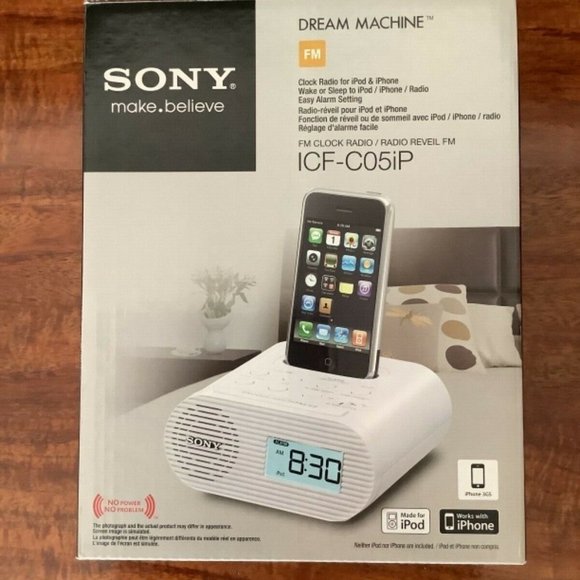 Sony Other Sony Dream Machine Fm Alarm Clock Radio White Icfco5ip Poshmark